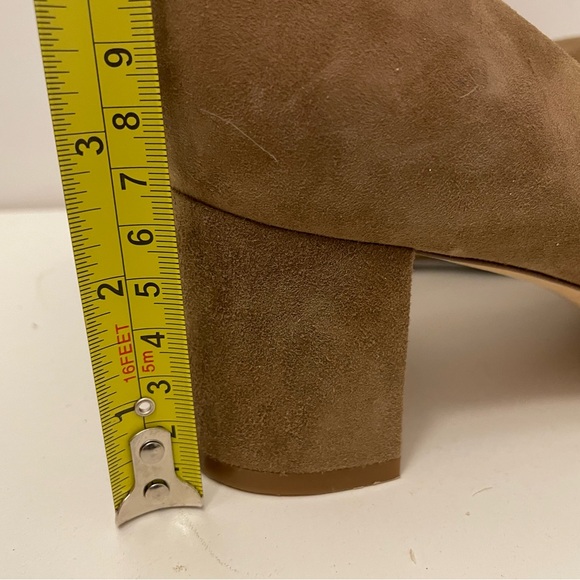 Kate Spade Suede Block Heel Pumps in Tan, Light Brown - Picture 10 of 10